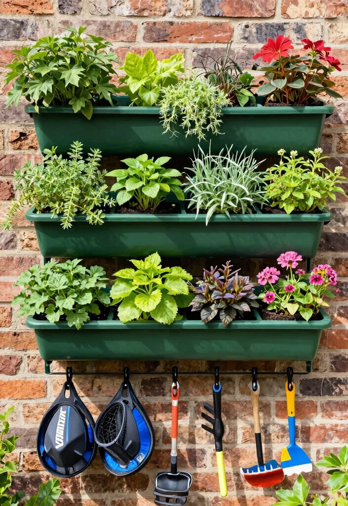 13 Ultimate Bike Gear Storage Ideas End the Clutter 2. Vertical Garden Storage 0