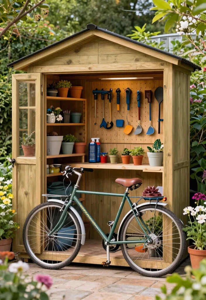 13 Ultimate Bike Gear Storage Ideas End the Clutter 3. Bike Storage Shed 0