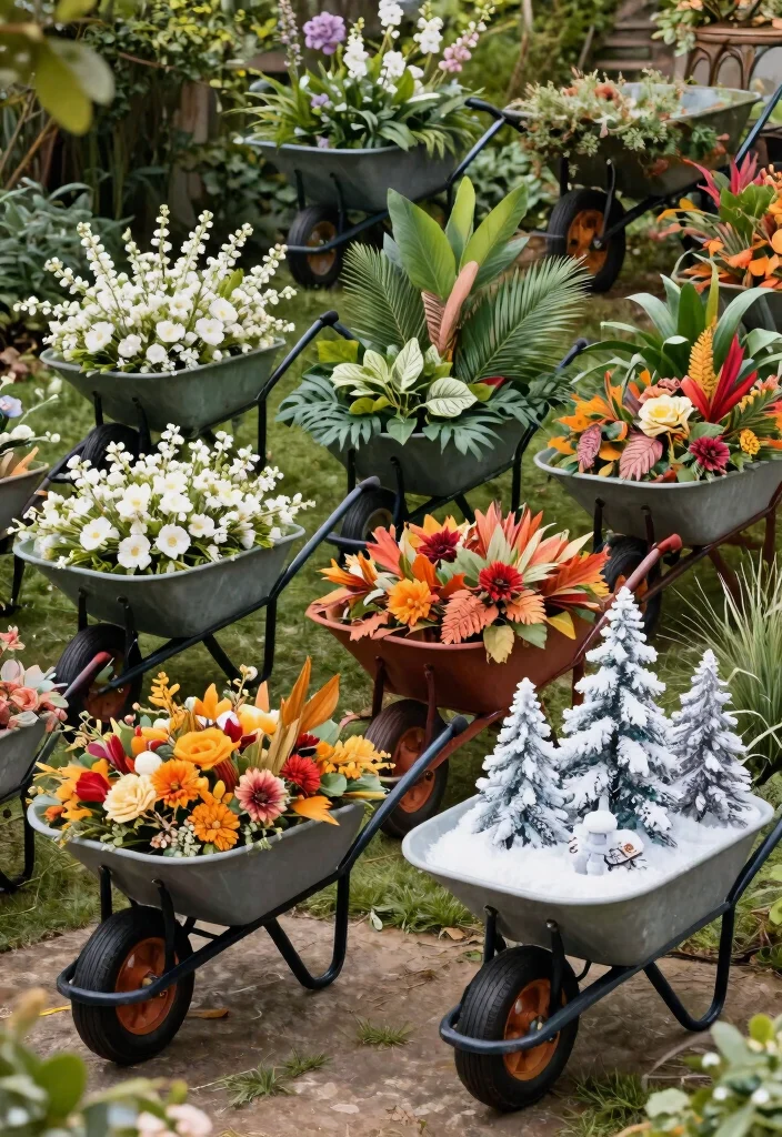 13 Unique Wheelbarrow Decorating Ideas for Every Season Conclusion 0