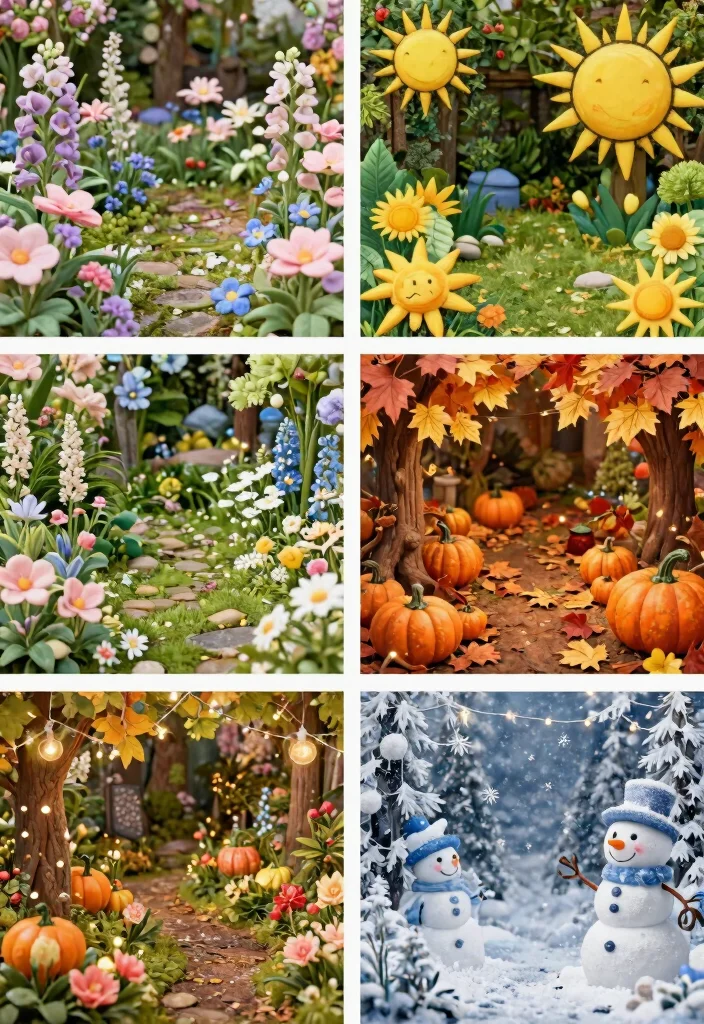 13 Whimsical Bird Bath Fairy Garden Ideas Kids Will Love 10. Seasonal Themes 0