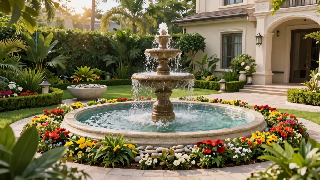 15 Aesthetic Bloxburg Water Fountain Ideas for Luxury Builds