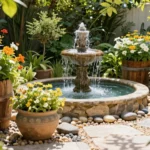 15 Beautiful Water Fountain Planter Garden Ideas [Must See]