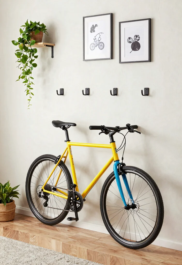 15 Best Bike Storage Solutions for Every Budget 2. Wall Mounted Bike Hooks 0