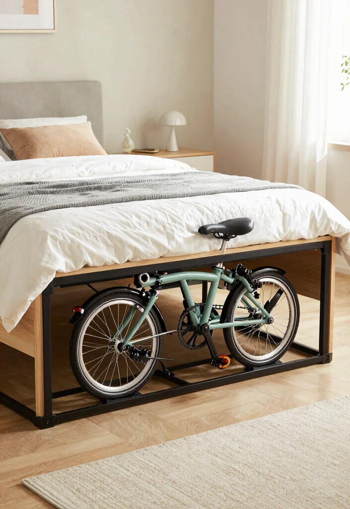 15 Best Bike Storage Solutions for Every Budget 8. Under Bed Bike Storage 0