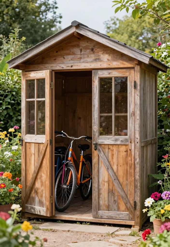 15 Best Garage Bicycle Storage Ideas to Free Up Space 12. Outdoor Bike Storage Solutions 0