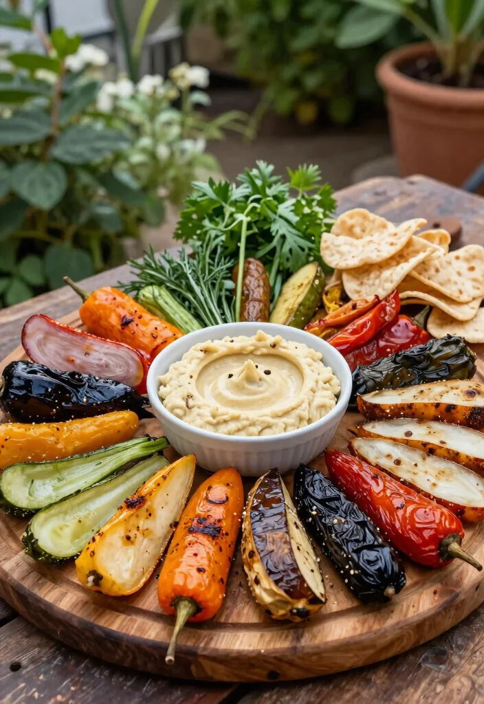 15 Best Smoked Meat Ideas Smoker Recipes Guide 11. Smoked Veggie Platter with Hummus 0