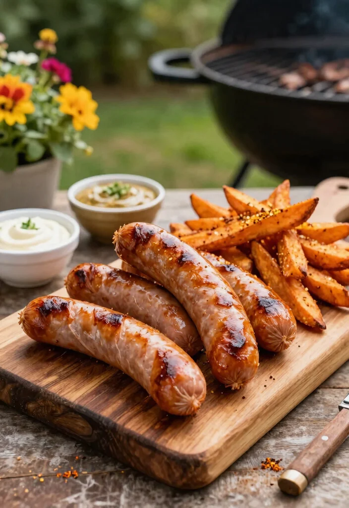 15 Best Smoked Meat Ideas Smoker Recipes Guide 4. Smoked Sausage with Sweet Potato Fries 0