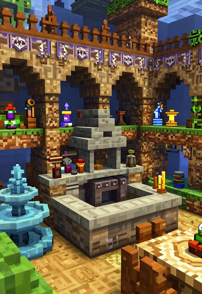 15 Creative Minecraft Smoker Ideas for Your Virtual Base 12. Fantasy Castle Smoker 0