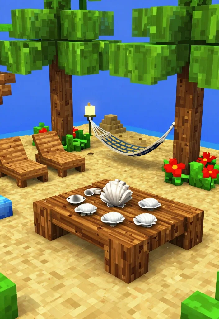 15 Creative Minecraft Smoker Ideas for Your Virtual Base 13. Tropical Island Smoker 0