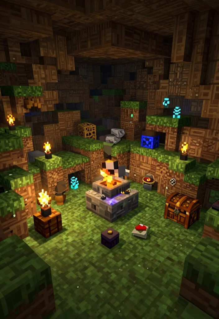 15 Creative Minecraft Smoker Ideas for Your Virtual Base 15. Hidden Secret Smoker 0