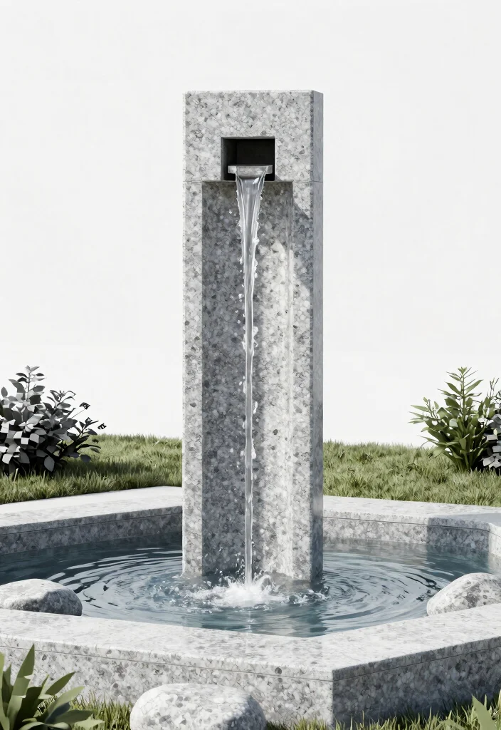 15 Creative Water Fountain Minecraft Ideas for Your City 2. The Minimalist Modern Fountain 0
