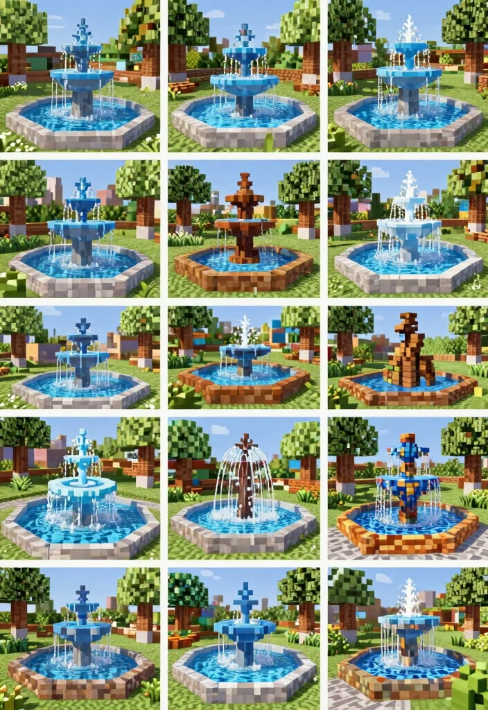 15 Creative Water Fountain Minecraft Ideas for Your City Conclusion 0