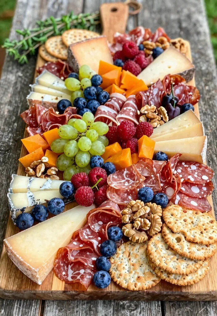15 Drool Worthy Smoker Picture Ideas for Food Photography 5. Colorful Charcuterie Board 0
