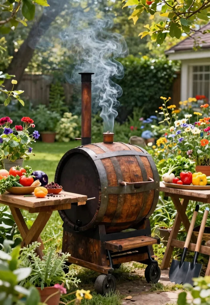 15 Epic Smoker Designs for the Ultimate Backyard Setup 1. The Classic Barrel Smoker 0