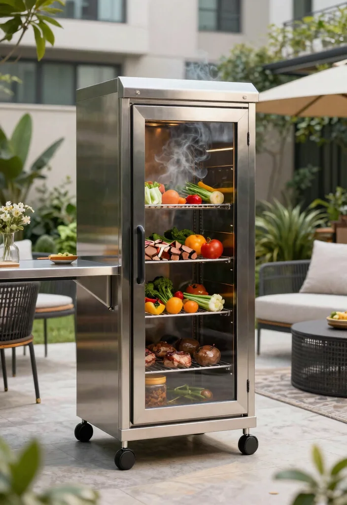 15 Epic Smoker Designs for the Ultimate Backyard Setup 3. The Stylish Vertical Smoker 0