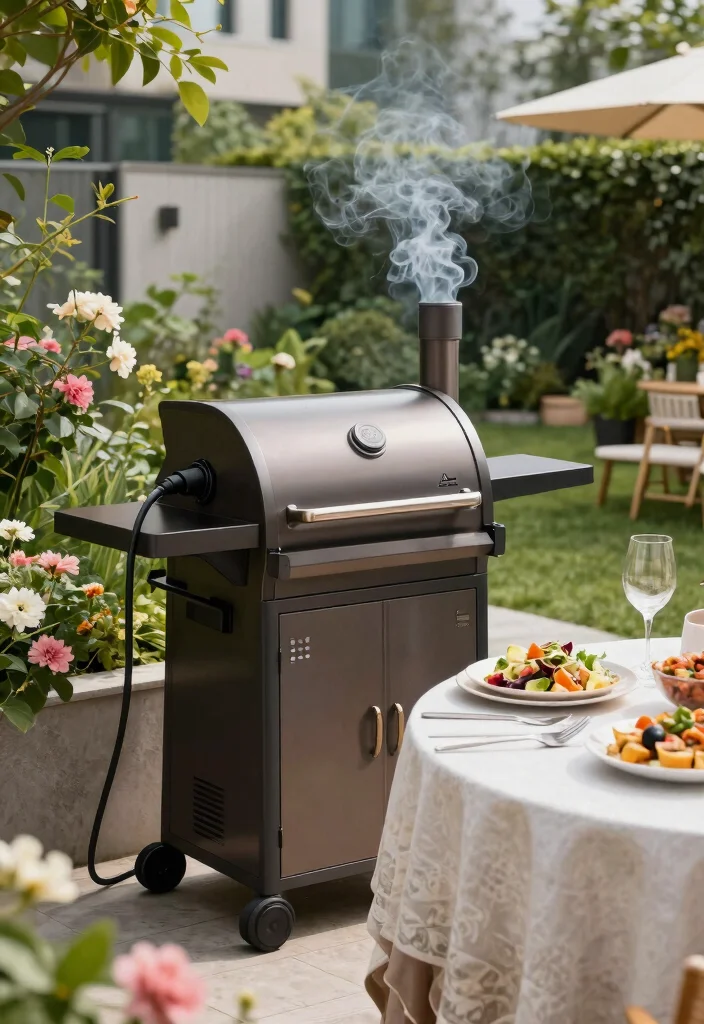 15 Epic Smoker Designs for the Ultimate Backyard Setup 5. The Elegant Electric Smoker 0
