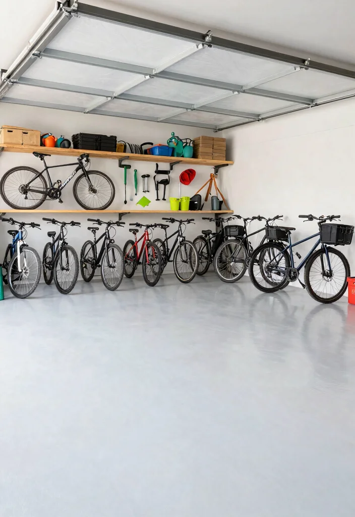 15 Expert Garage Bike Storage Tips for a Clean Layout 15. Keep the Floor Clear 0