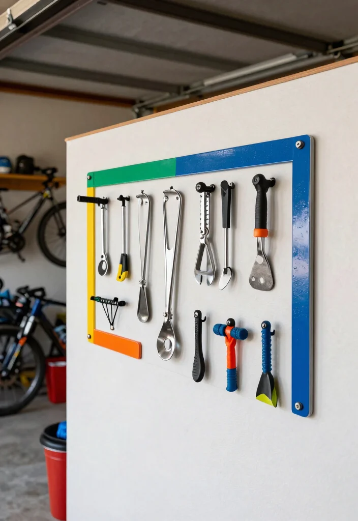 15 Expert Garage Bike Storage Tips for a Clean Layout 2. Magnetic Racks for Small Gadgets 0