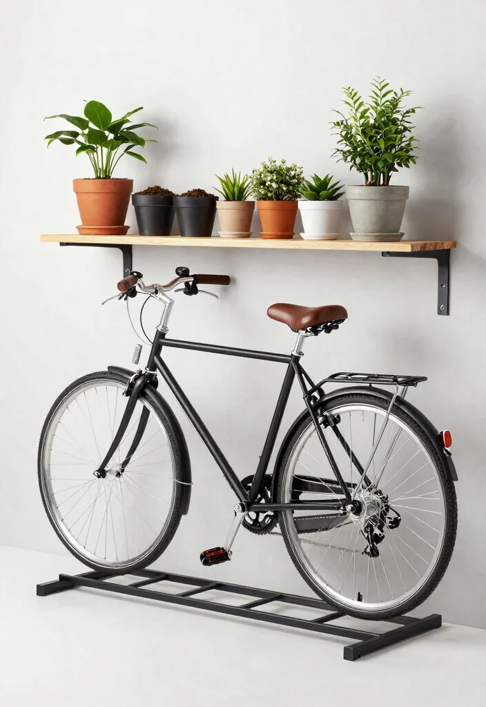 15 Expert Garage Bike Storage Tips for a Clean Layout 3. Bike Storage with Integrated Shelves 0