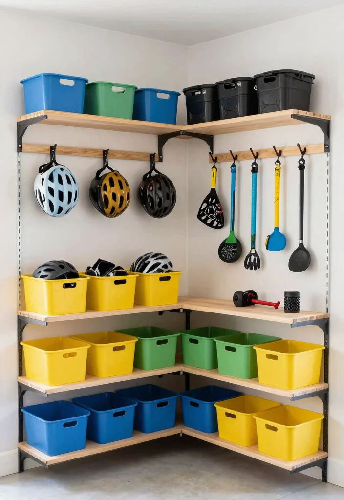 15 Expert Garage Bike Storage Tips for a Clean Layout 9. Create a Dedicated Gear Corner 0