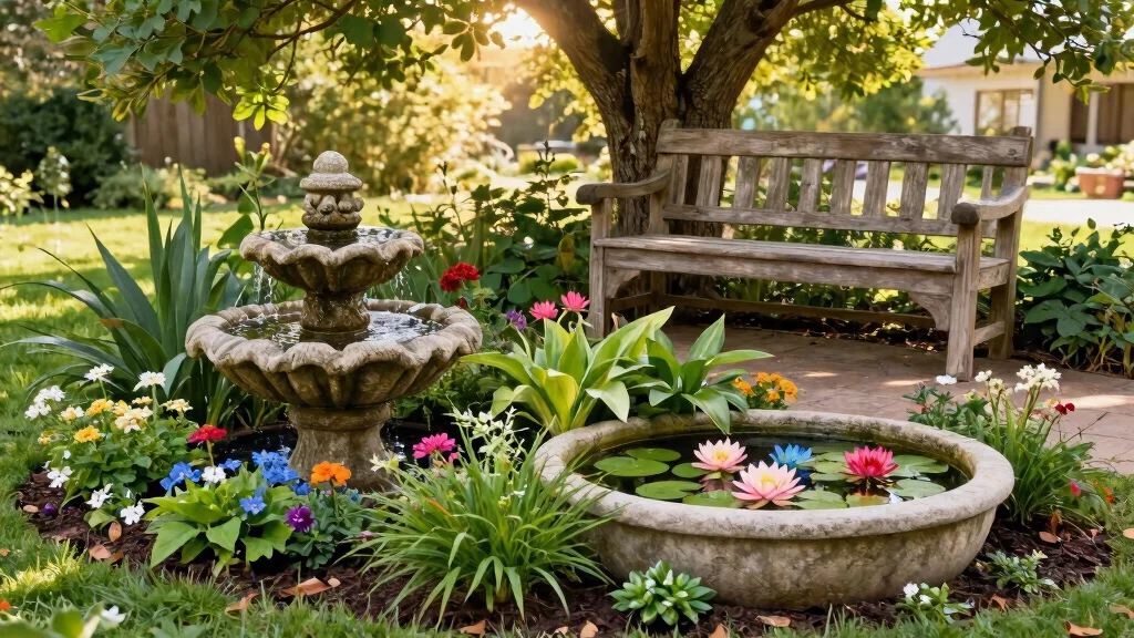 15 Small Water Features in the Garden: DIY Fountain Ideas