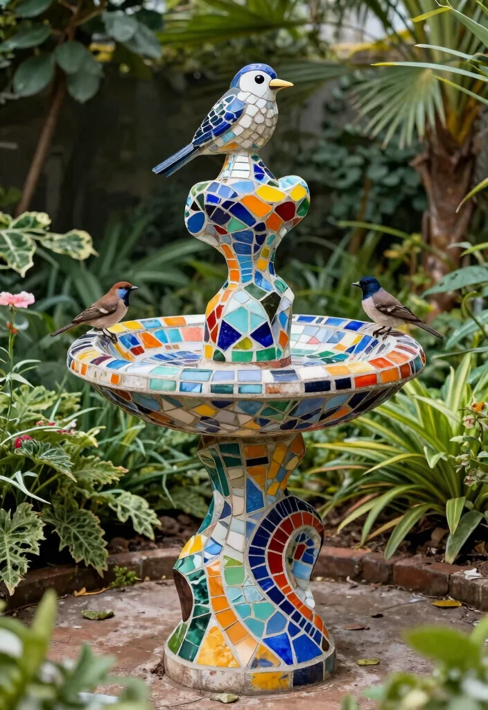 15 Stunning Bird Bath Concepts Landscaping Inspiration Must See 14. Functional Art Installations 0