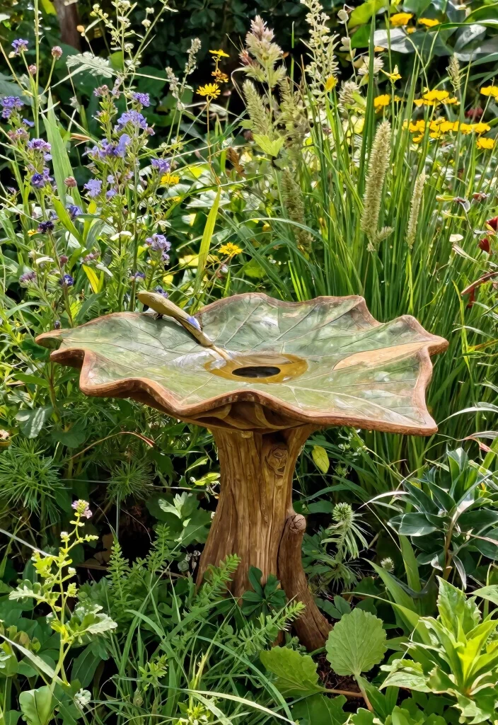 15 Stunning Bird Bath Concepts Landscaping Inspiration Must See 15. Biophilic Designs 0