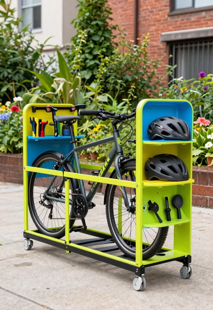 15 Stylish Bike Rack Storage Ideas for Home and Garage 8. Customizable Modular Racks 0