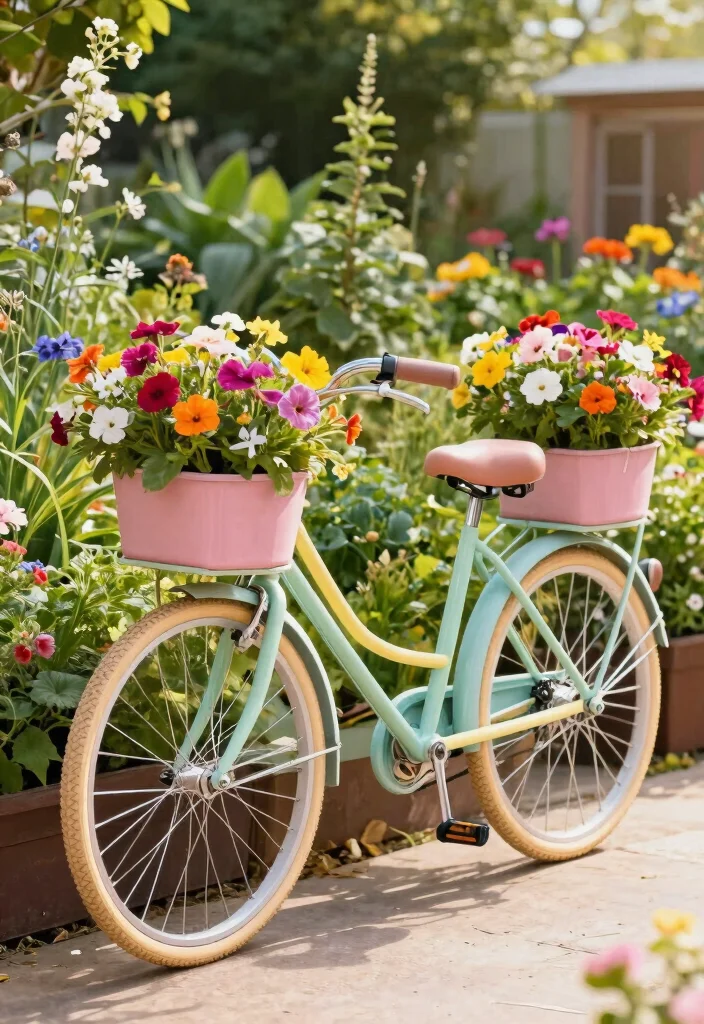 17 Game Changing Bike Storage Hacks You Need to Know 14 17 Game Changing Bike Storage Hacks You Need to Know 14. Bicycle Planter Stands 0