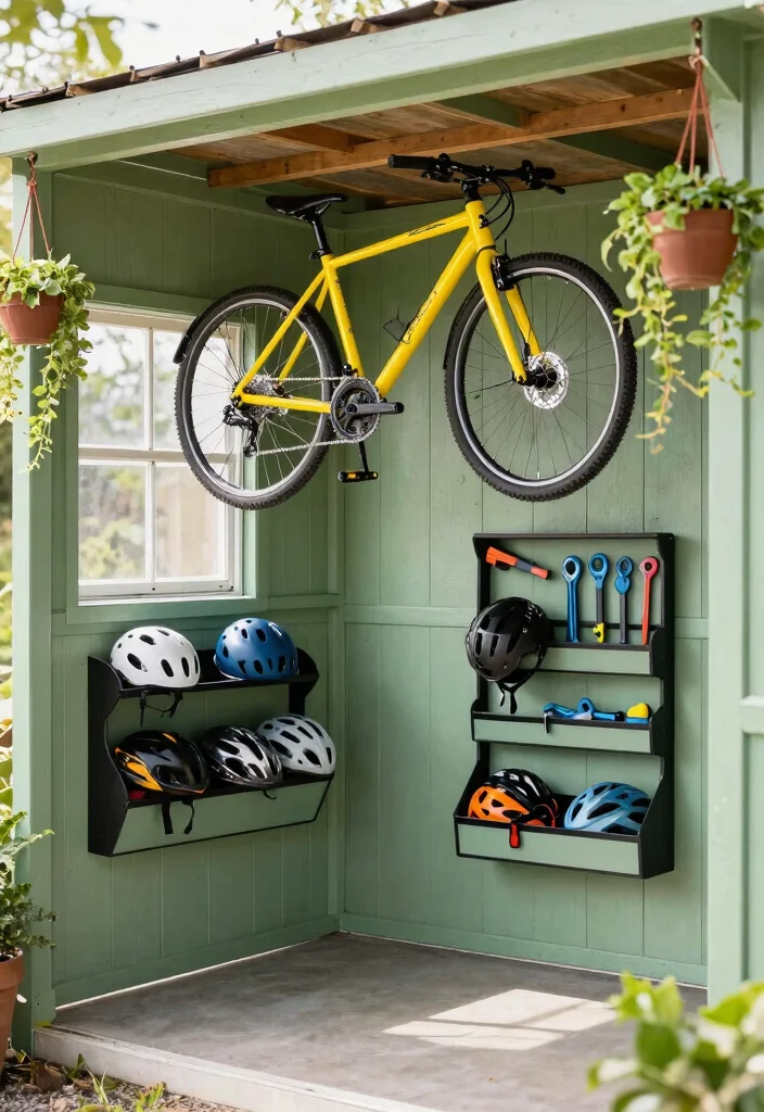 17 Game Changing Bike Storage Hacks You Need to Know 4 17 Game Changing Bike Storage Hacks You Need to Know 4. Ceiling Hooks for Vertical Hanging 0