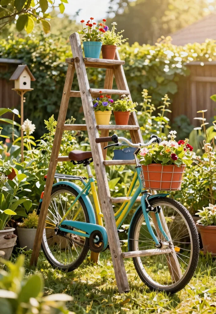 17 Game Changing Bike Storage Hacks You Need to Know 7 17 Game Changing Bike Storage Hacks You Need to Know 7. DIY Ladder Bike Rack 0