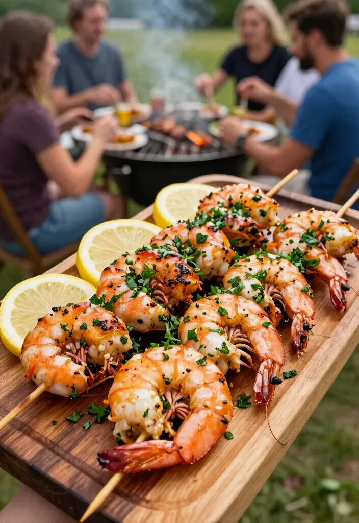 21 Best Smoker Recipes for Juicy and Tender Meat 15. Smoked Shrimp Skewers with Garden Herbs 0