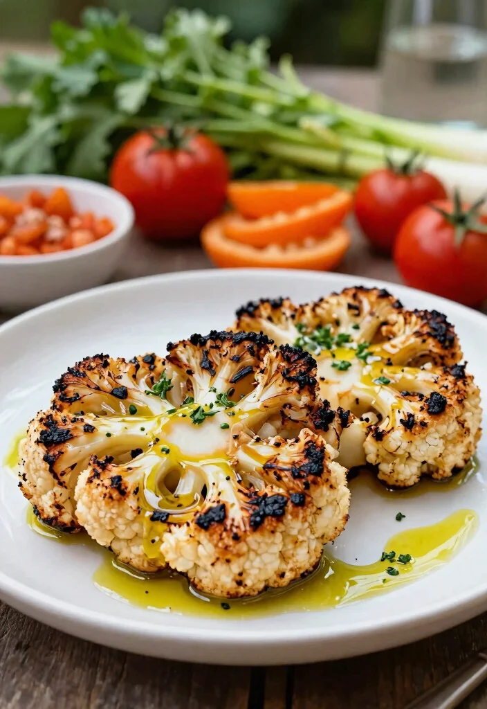 21 Best Smoker Recipes for Juicy and Tender Meat 17. Smoked Cauliflower Steaks with Herb Oil 0