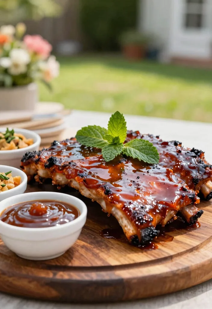 21 Best Smoker Recipes for Juicy and Tender Meat 2. Smoky BBQ Ribs with Mint Rub 0