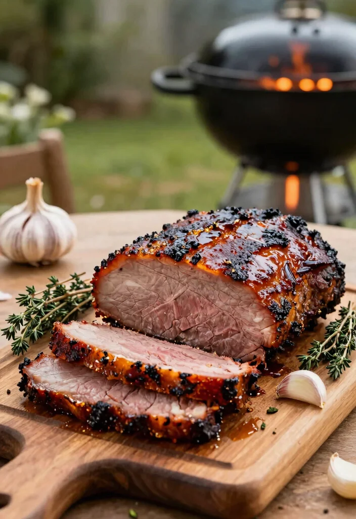 21 Best Smoker Recipes for Juicy and Tender Meat 3. Smoked Brisket with Thyme and Garlic 0