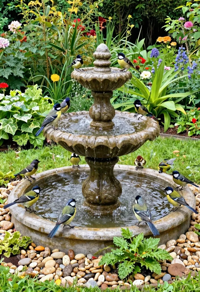 21 Most Relaxing Water Fountain Inspiration Videos and Ideas 10. Bird Friendly Water Fountains 0