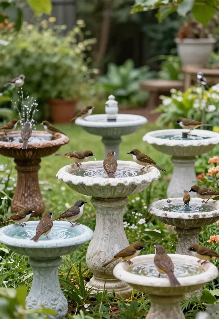 21 Stunning Outdoor Bird Bath Inspiration Photos for Pins Conclusion 0