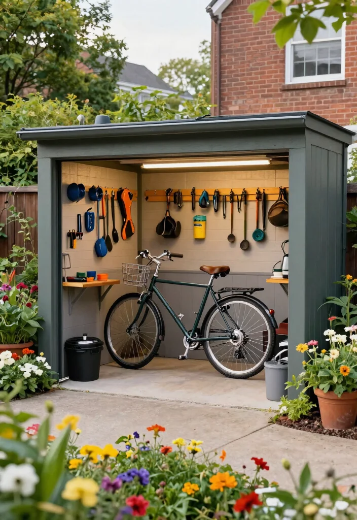 25 Genius Bike Storage Ideas for Small Spaces Must Try 18. Outdoor Bike Garage 0
