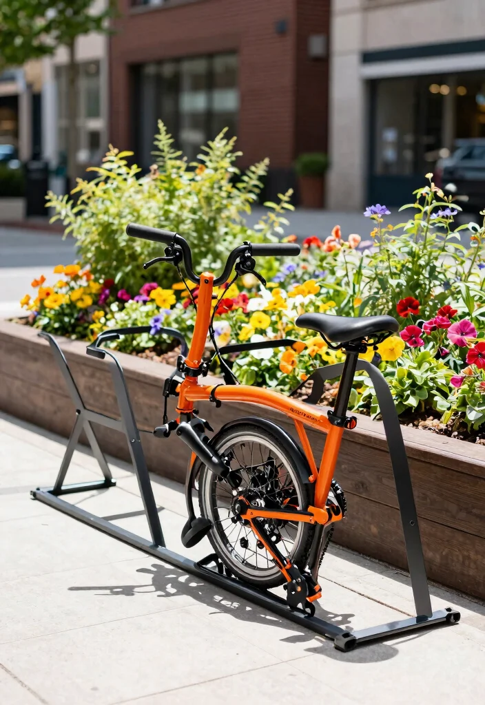 25 Genius Bike Storage Ideas for Small Spaces Must Try 23. Compact Folding Bike Racks 0