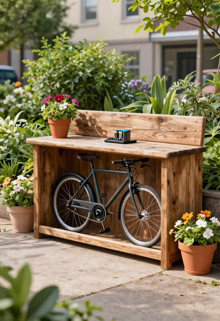 25 Genius Bike Storage Ideas for Small Spaces Must Try 4. Multi Functional Furniture 0