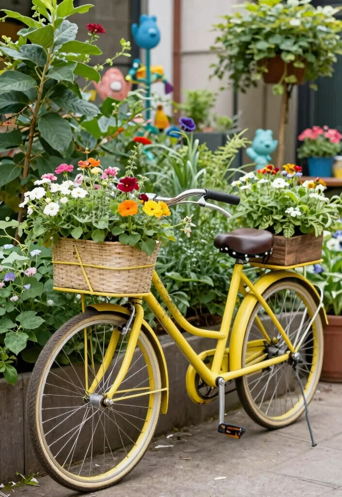 25 Genius Bike Storage Ideas for Small Spaces Must Try 5. Bike Planter Box 0