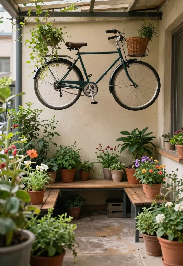 25 Genius Bike Storage Ideas for Small Spaces Must Try 7. Hanging Bike Storage 0