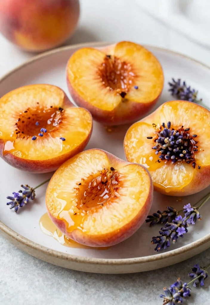 25 Ultimate Smoker Ideas Every BBQ Master Needs 15. Lavender Infused Grilled Peaches 0