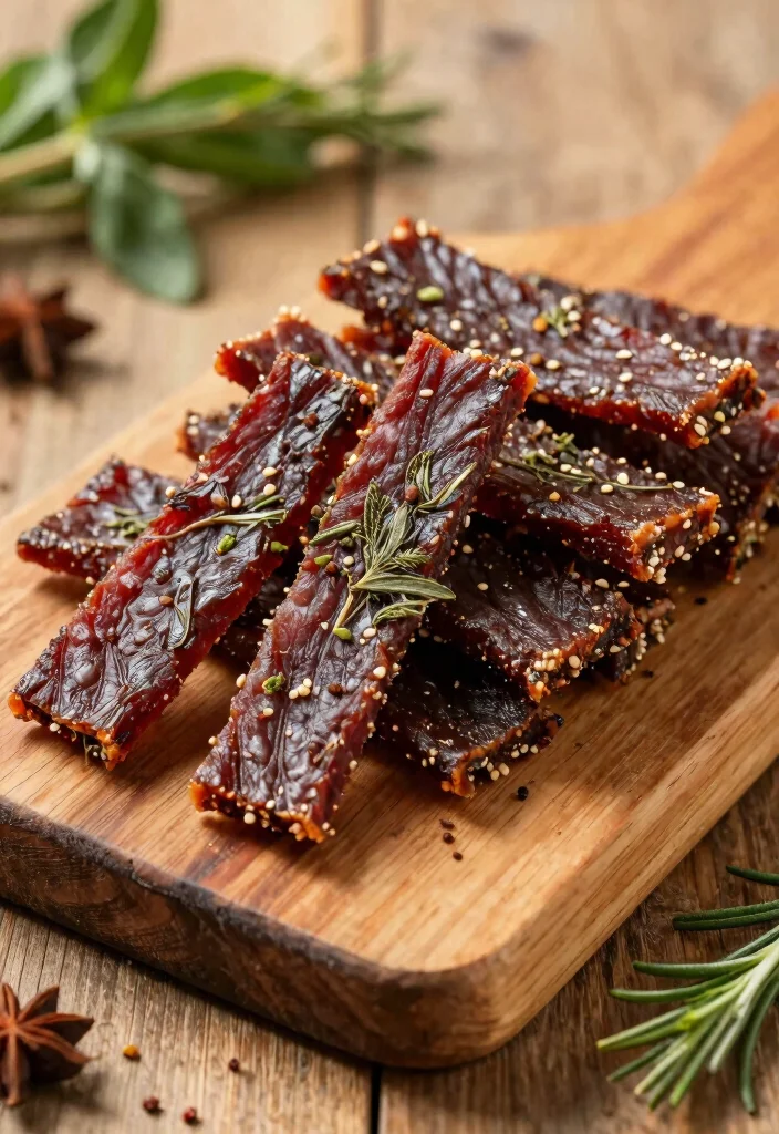 25 Ultimate Smoker Ideas Every BBQ Master Needs 22. Herb Studded Beef Jerky 0