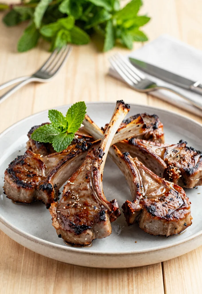 25 Ultimate Smoker Ideas Every BBQ Master Needs 4. Mint Infused Lamb Chops 0