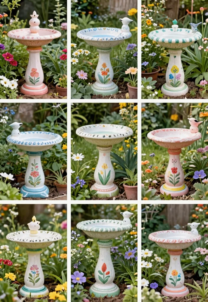 7 Best Bird Bath Painting Ideas Concrete Makeover Tips Conclusion 0