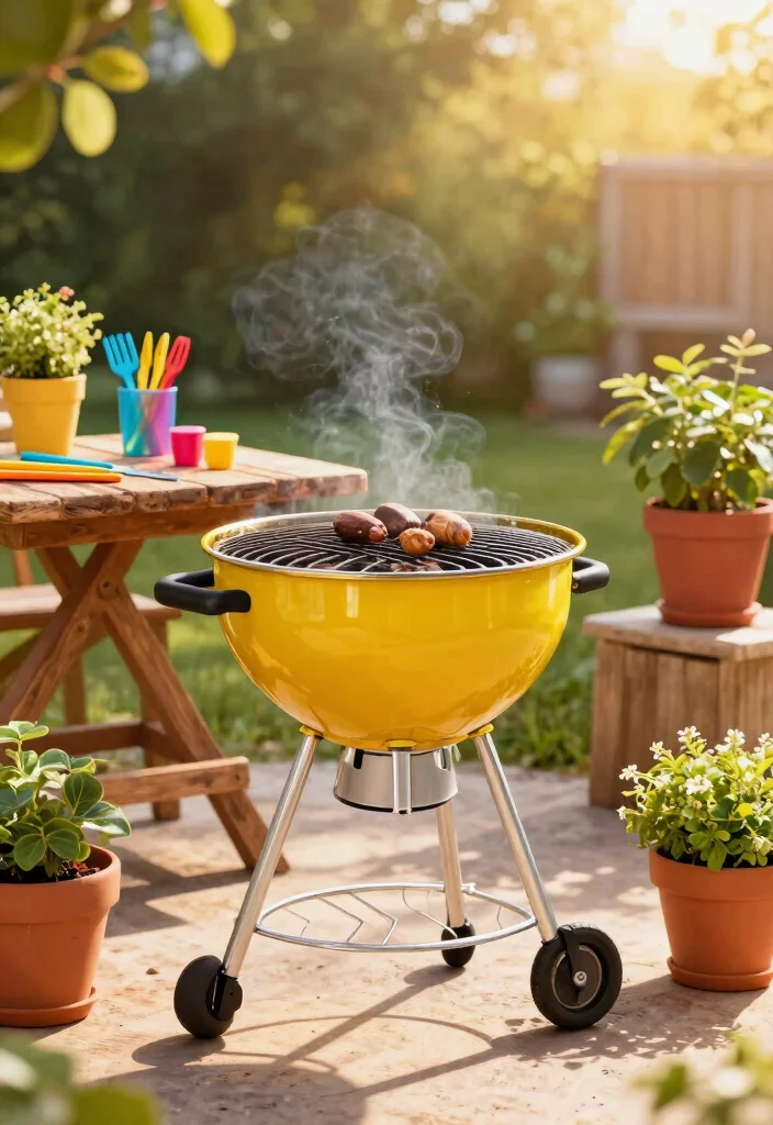7 Best Smoker Paint Ideas to Restore Your Old Grill 1. Bold and Bright Colors 0