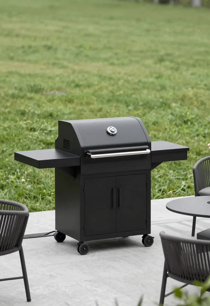 7 Best Smoker Paint Ideas to Restore Your Old Grill 3. Minimalist Chic 0