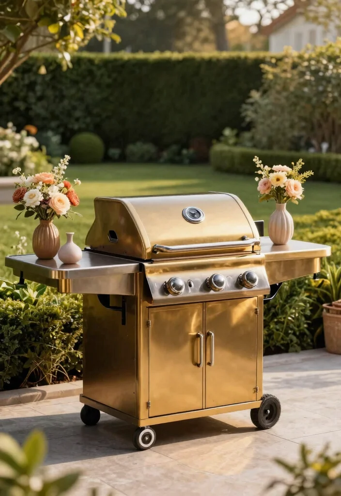 7 Best Smoker Paint Ideas to Restore Your Old Grill 6. Elegant Metallic Finishes 0
