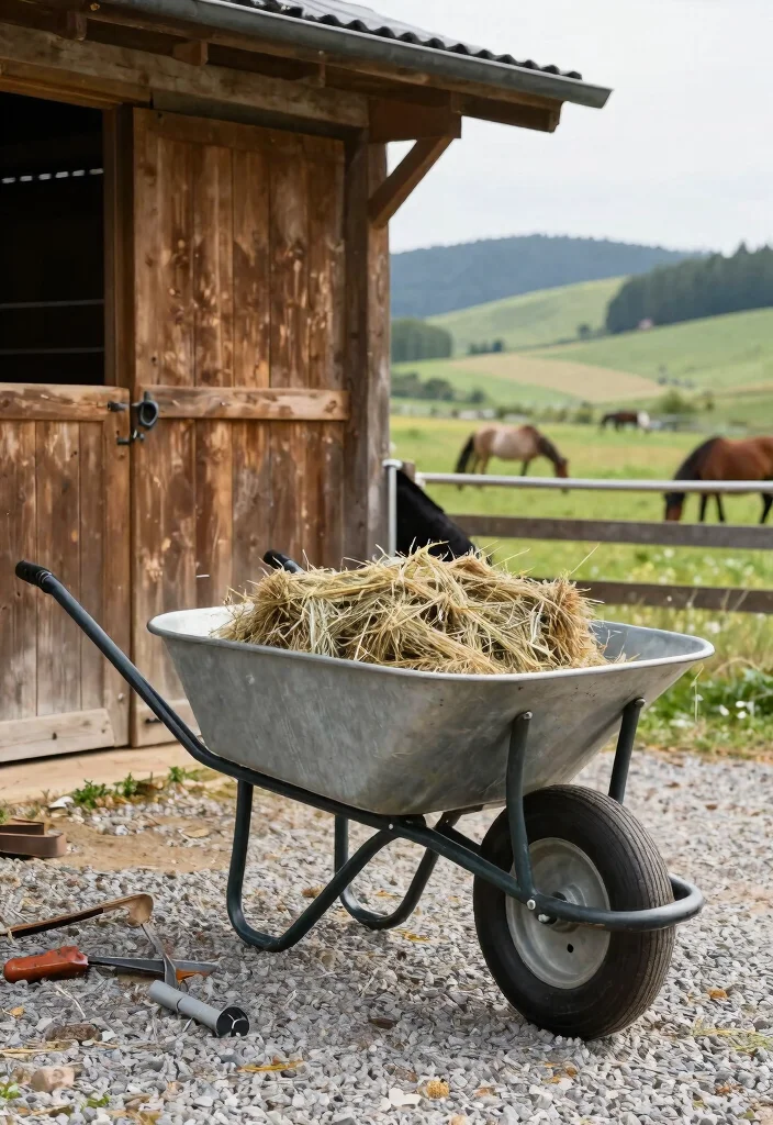 7 Best Wheelbarrow for Horse Barn Mucking and Chores 2. The Heavy Duty Classic 0
